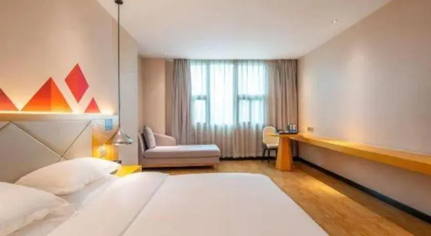 Bed in Borrman Hotel Dongguan Zhongtang Bed in Borrman Hotel Dongguan Zhongtang