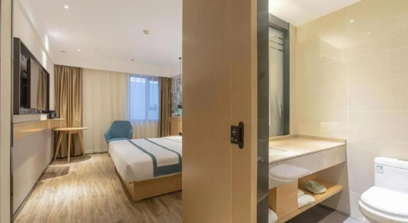 Bed in City Comfort Inn Xingtai Wanda