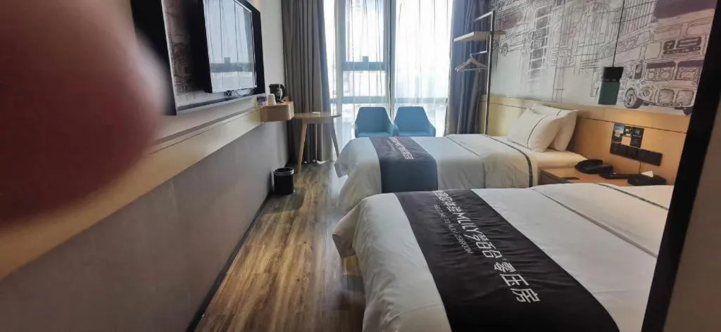 Bed in City Comfort Inn Xingtai Wanda