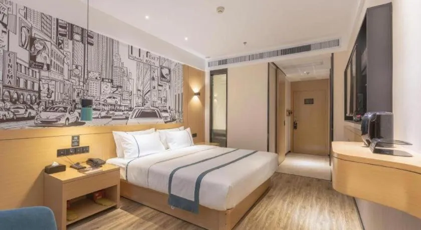 Bed in City Comfort Inn Xingtai Wanda