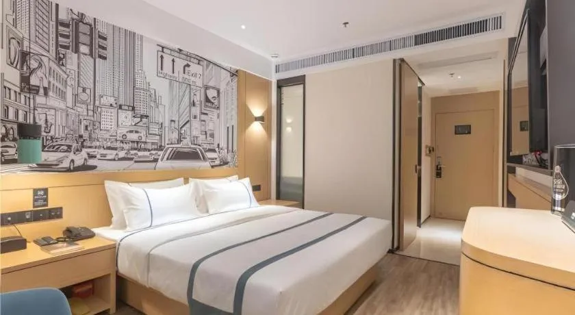 Bed in City Comfort Inn Xingtai Wanda