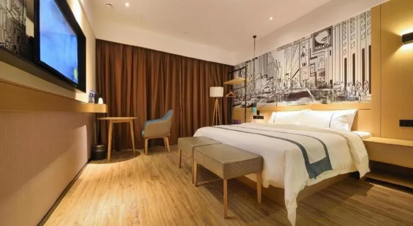 Bed in City Comfort Inn Wuhan Tianhe Airport Outlets