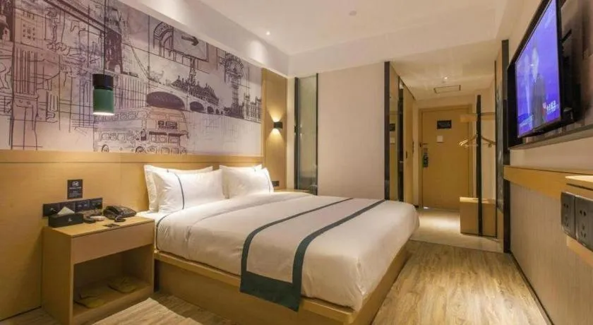 Bed in City Comfort Inn Wuhan Tianhe Airport Outlets