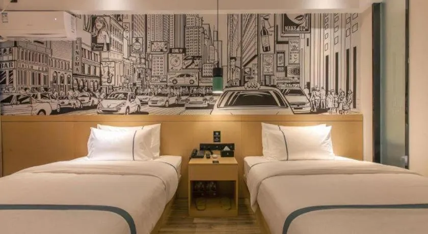 Bed in City Comfort Inn Wuhan Tianhe Airport Outlets