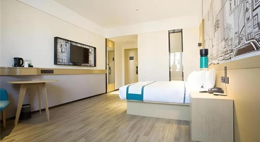 Bed in City Comfort Inn Dongguan Liaobu Jingtai Jiarong Shopping Plaza