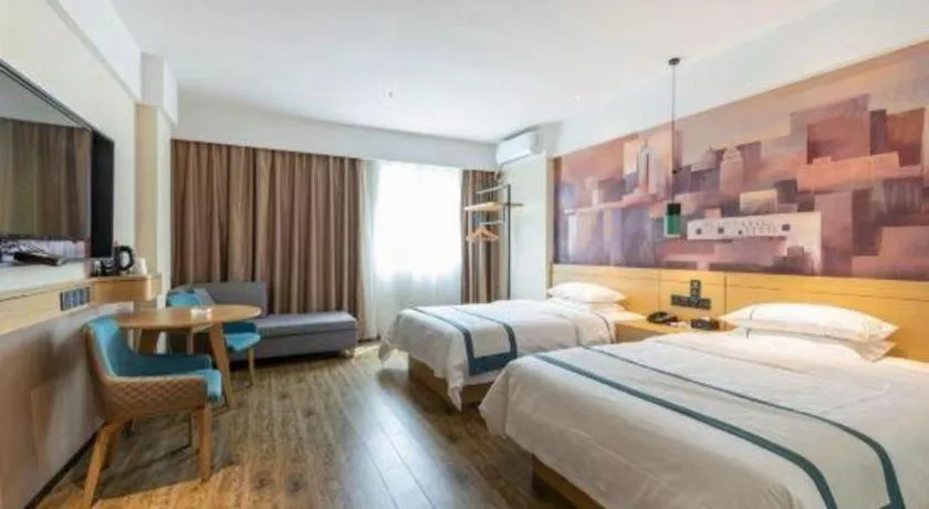 Bed in City Comfort Inn Dongguan Liaobu Jingtai Jiarong Shopping Plaza