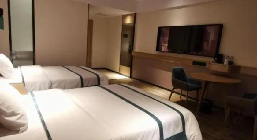 Bed in City Comfort Inn Dongguan Liaobu Jingtai Jiarong Shopping Plaza