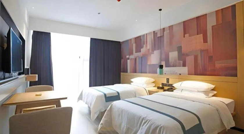 Bed in City Comfort Inn Chengdu Dongjiao Memory