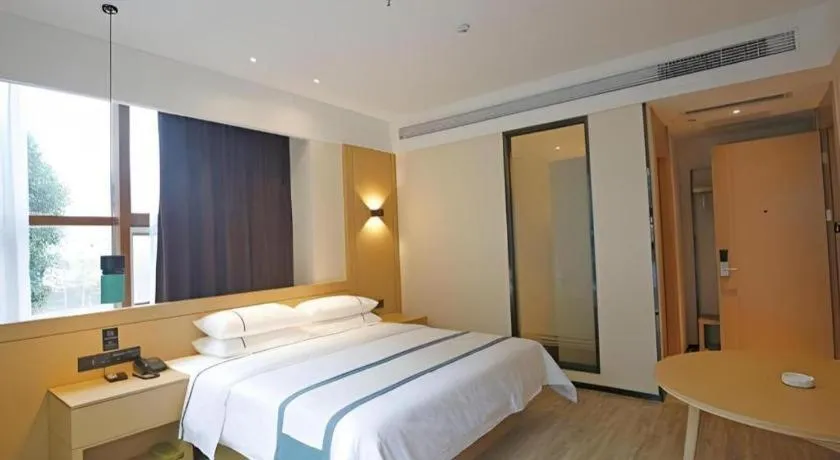 Bed in City Comfort Inn Chengdu Dongjiao Memory