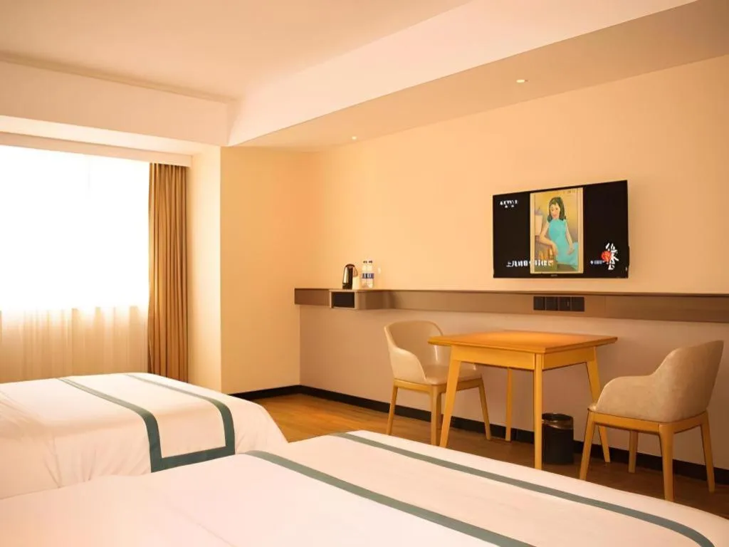 Bed in City Comfort Inn Chengdu Dongjiao Memory