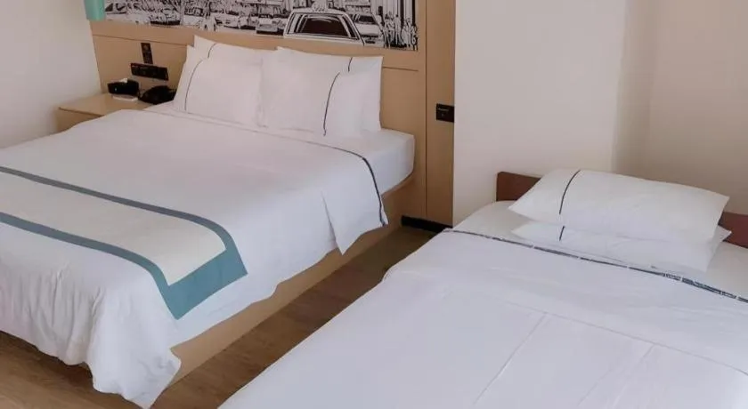 Bed in City Comfort Inn Chengdu Dongjiao Memory