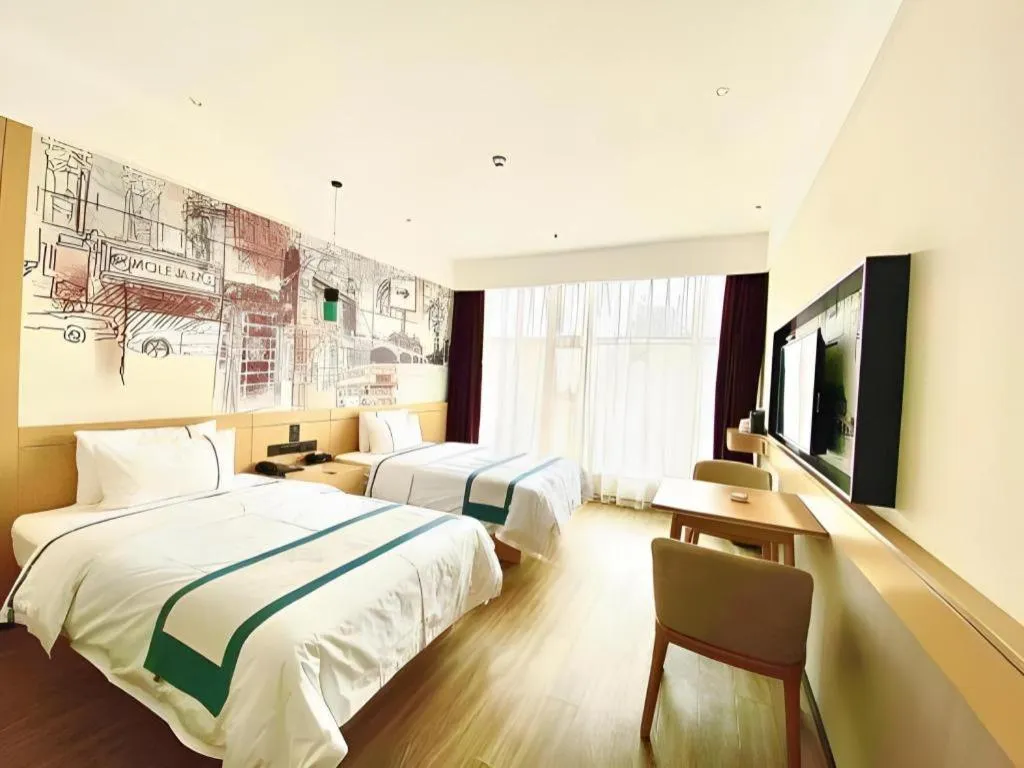 Bed in City Comfort Inn Chengdu Dongjiao Memory