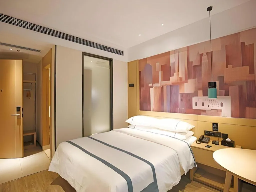 Bed in City Comfort Inn Chengdu Dongjiao Memory