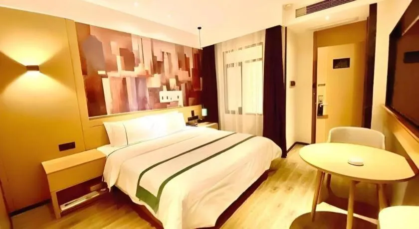 Bed in City Comfort Inn Chengdu Dongjiao Memory