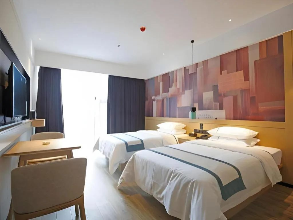 Bed in City Comfort Inn Chengdu Dongjiao Memory