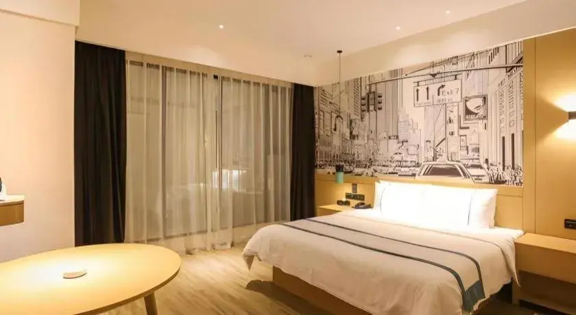 Bed in City Comfort Inn Chengdu Dongjiao Memory Bed in City Comfort Inn Chengdu Dongjiao Memory