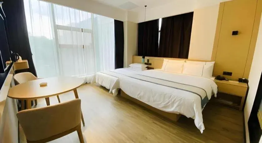 Bed in City Comfort Inn Chengdu Dongjiao Memory Bed in City Comfort Inn Chengdu Dongjiao Memory