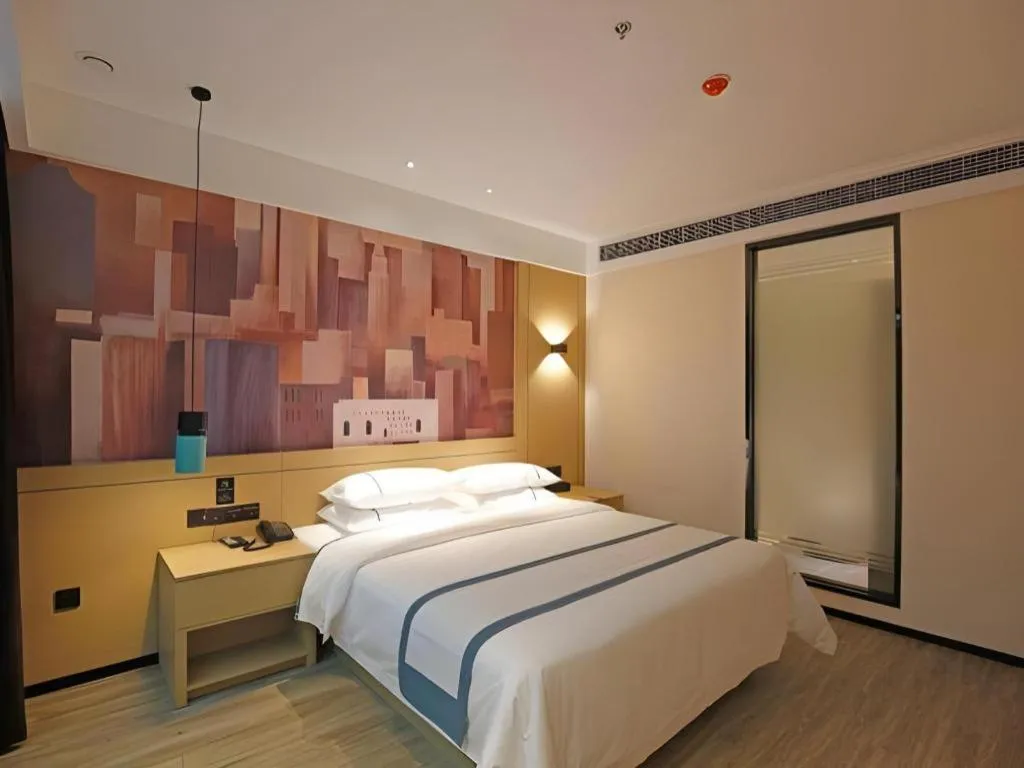 Bed in City Comfort Inn Chengdu Dongjiao Memory