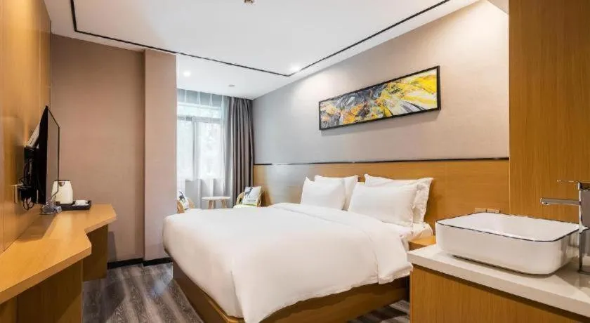 Bed in Borrman Hotel Huaian Suning Plaza Huaihai West Road