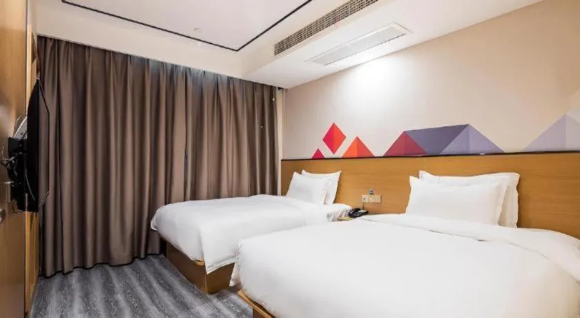 Bed in Borrman Hotel Huaian Suning Plaza Huaihai West Road