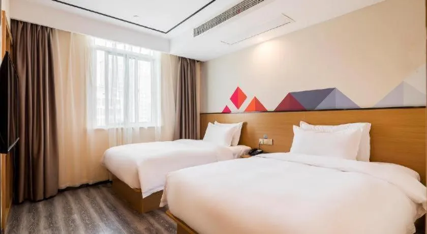 Bed in Borrman Hotel Huaian Suning Plaza Huaihai West Road