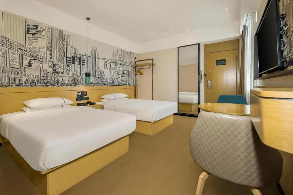 Bed in City Comfort Inn Xingye High-Speed Railway Station