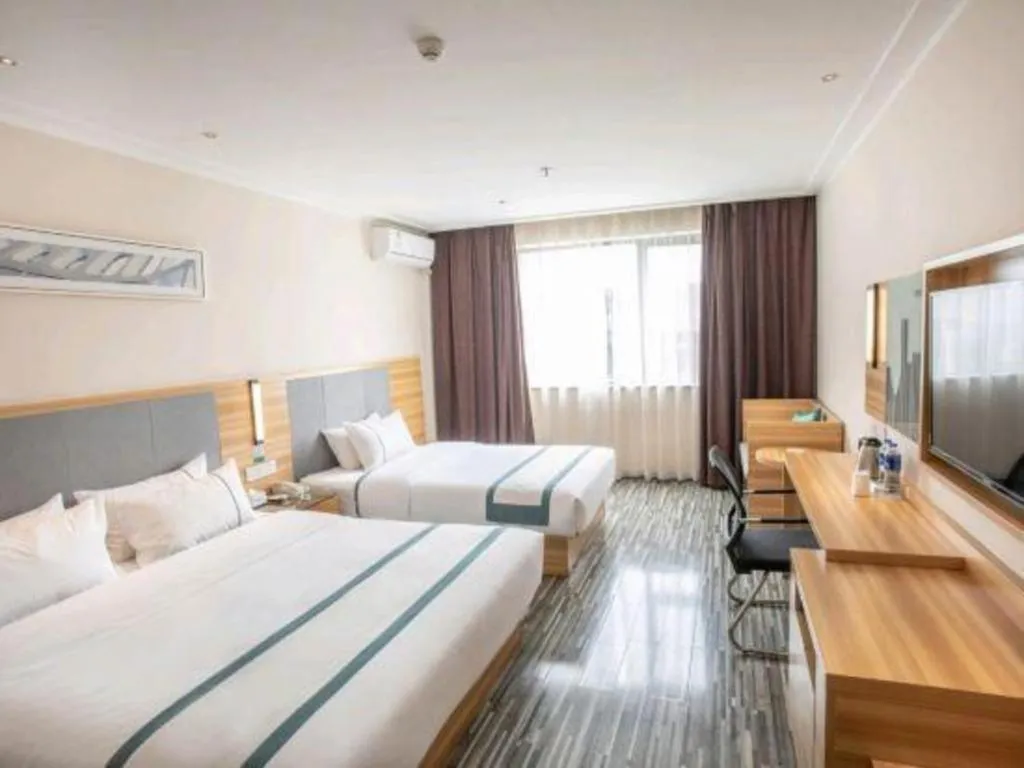 Bed in City Comfort Inn Hengyang Shigu Shuyuan