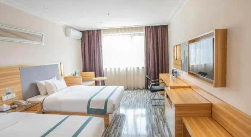 Bed in City Comfort Inn Hengyang Shigu Shuyuan Bed in City Comfort Inn Hengyang Shigu Shuyuan