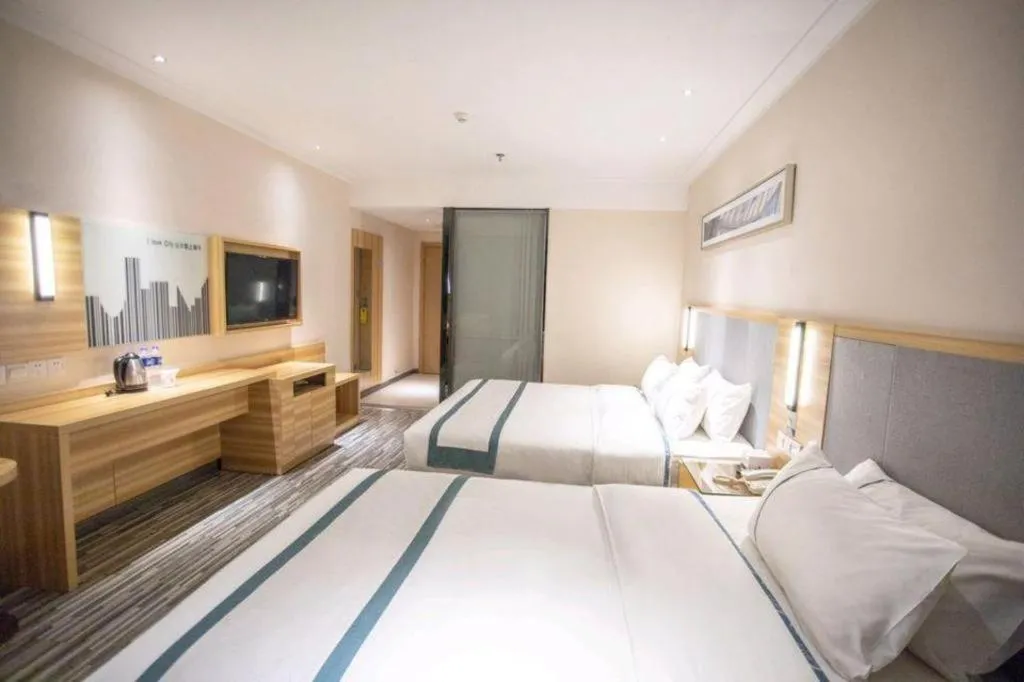 Bed in City Comfort Inn Hengyang Shigu Shuyuan