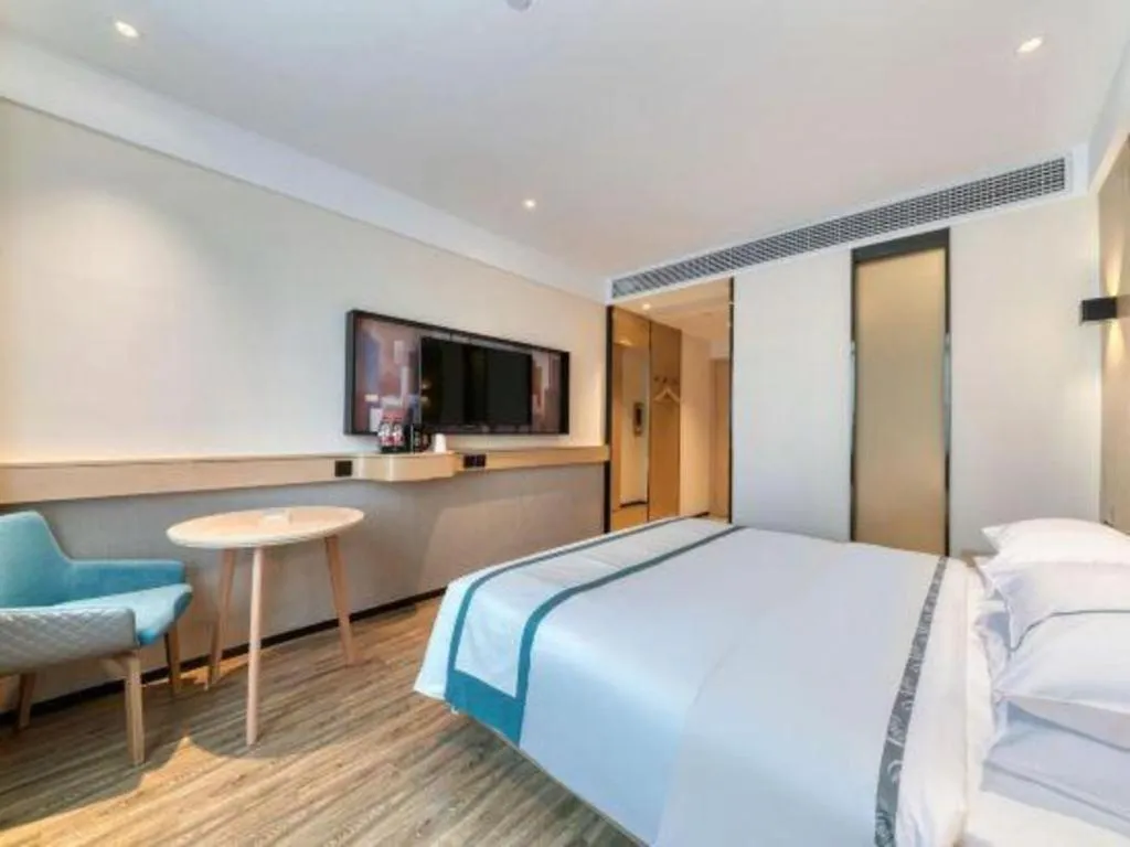 Bed in City Comfort Inn Kunming Qianxing Road Dashanghui Children's Hospital