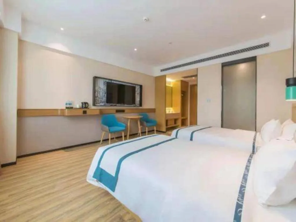 Bed in City Comfort Inn Kunming Qianxing Road Dashanghui Children's Hospital