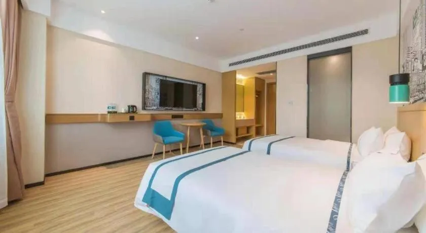 Bed in City Comfort Inn Kunming Qianxing Road Dashanghui Children's Hospital