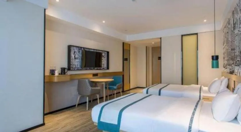 Bed in City Comfort Inn Kunming Qianxing Road Dashanghui Children's Hospital