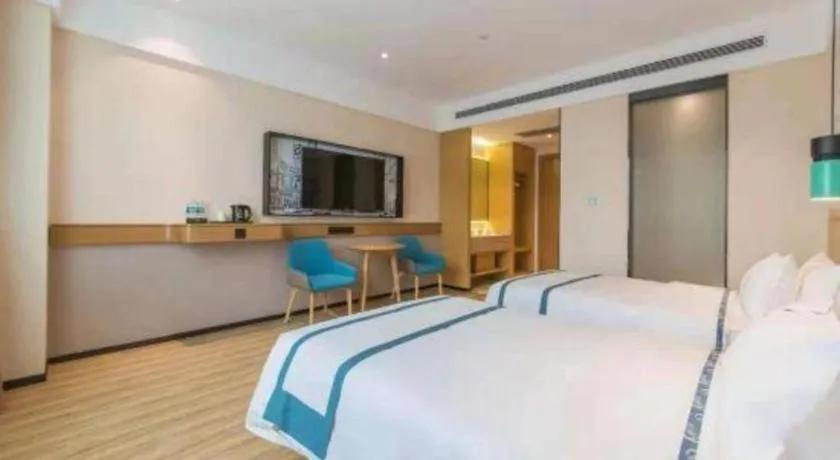 Bed in City Comfort Inn Kunming Qianxing Road Dashanghui Children's Hospital