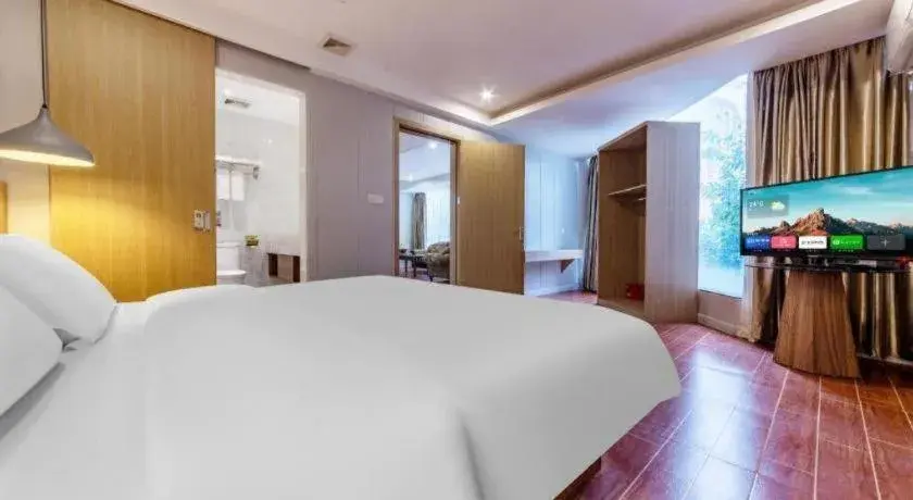 Bed in Borrman Hotel Shaoguan Century East Street Fengcai Building Bed in Borrman Hotel Shaoguan Century East Street Fengcai Building