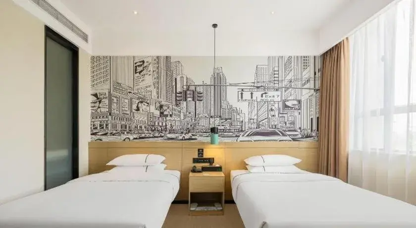 Bed in City Comfort Inn Zhuhai Doumen Daxin Xinduhui Pedestrian Street Bed in City Comfort Inn Zhuhai Doumen Daxin Xinduhui Pedestrian Street