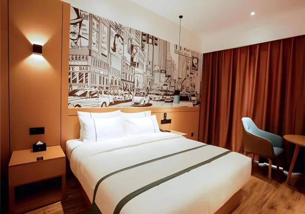 Bed in City Comfort Inn Honghu Shopping Park Bao'an Plaza Bed in City Comfort Inn Honghu Shopping Park Bao'an Plaza