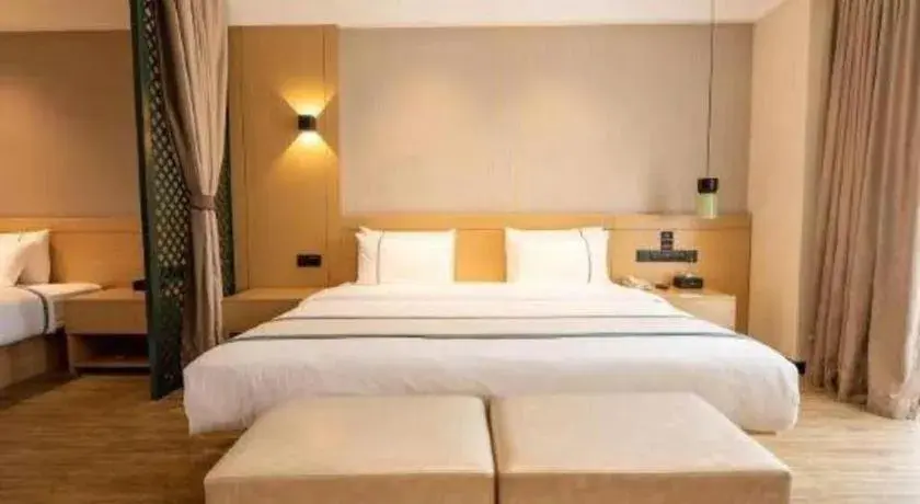 Bed in City Comfort Inn Kunming Xinluojiu Bay Guangju Road Bed in City Comfort Inn Kunming Xinluojiu Bay Guangju Road