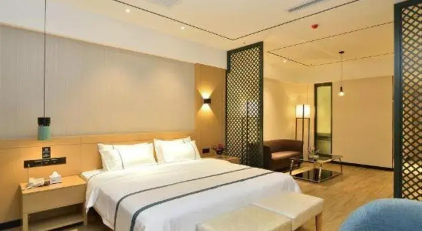 Bed in City Comfort Inn Kunming Xinluojiu Bay Guangju Road Bed in City Comfort Inn Kunming Xinluojiu Bay Guangju Road