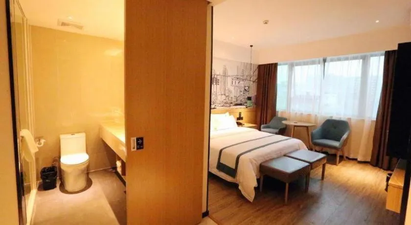 Bed in City Comfort Inn Shaoguan High-speed Railway Station Guanshaoyuan