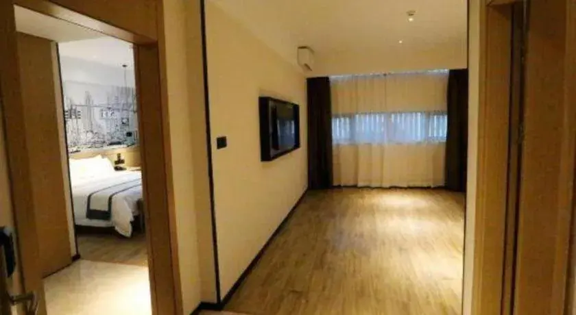 Bed in City Comfort Inn Shaoguan High-speed Railway Station Guanshaoyuan Bed in City Comfort Inn Shaoguan High-speed Railway Station Guanshaoyuan