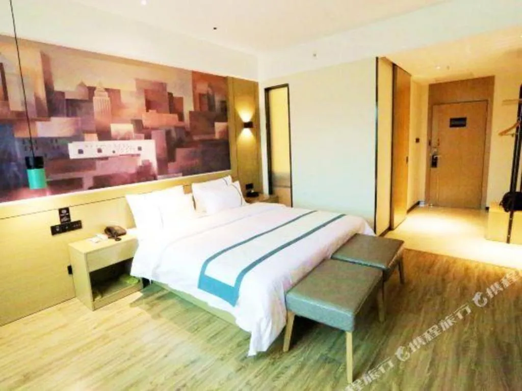 Bed in City Comfort Inn Shaoguan High-speed Railway Station Guanshaoyuan