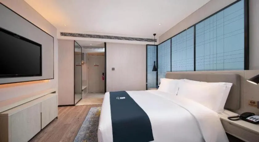 Bed in Echarm Hotel Shenyang Zhongjie North Station Metro Station