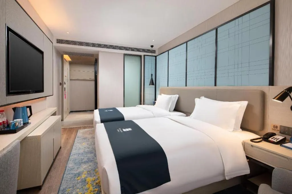 Bed in Echarm Hotel Shenyang Zhongjie North Station Metro Station