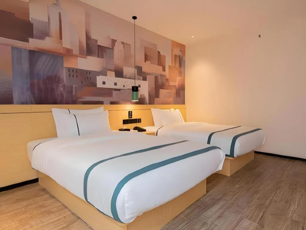 Bed in City Comfort Inn Kunming High-speed Railway South Station 7th Street Area