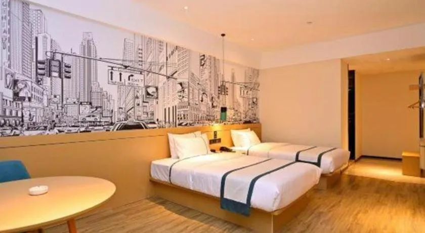 Bed in City Comfort Inn Kunming High-speed Railway South Station 7th Street Area