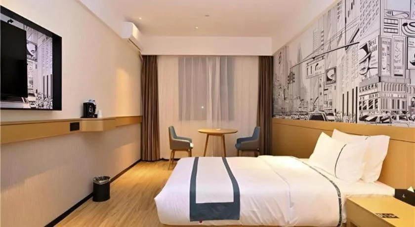 Bed in City Comfort Inn Kunming High-speed Railway South Station 7th Street Area