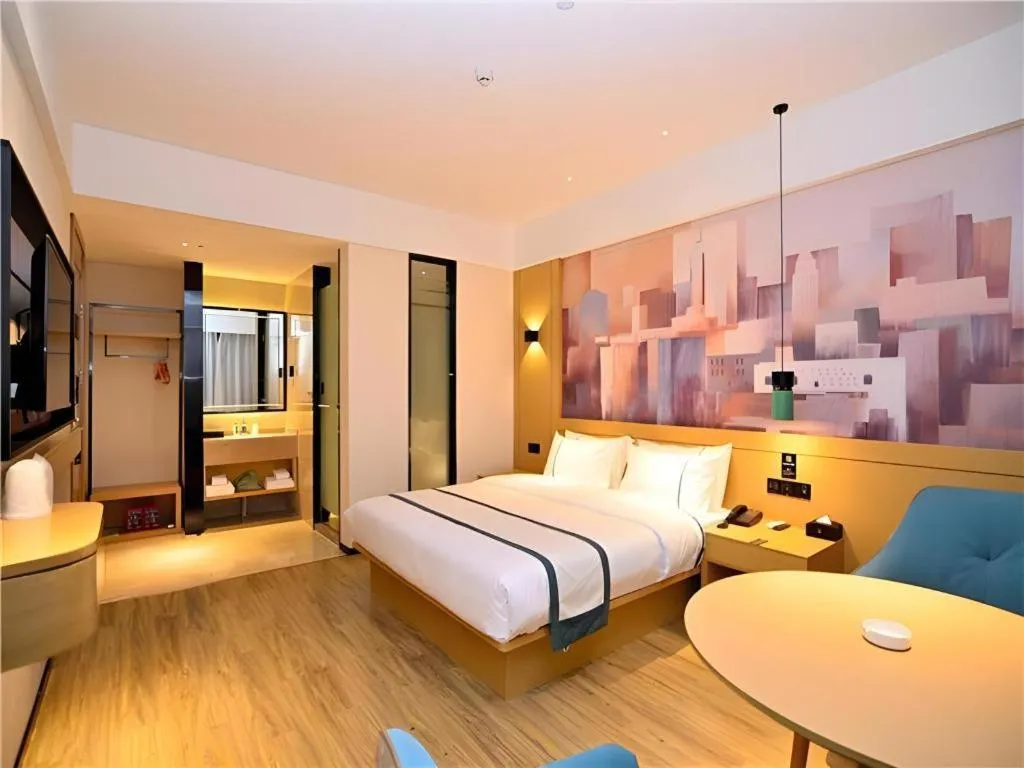 Bed in City Comfort Inn Kunming High-speed Railway South Station 7th Street Area