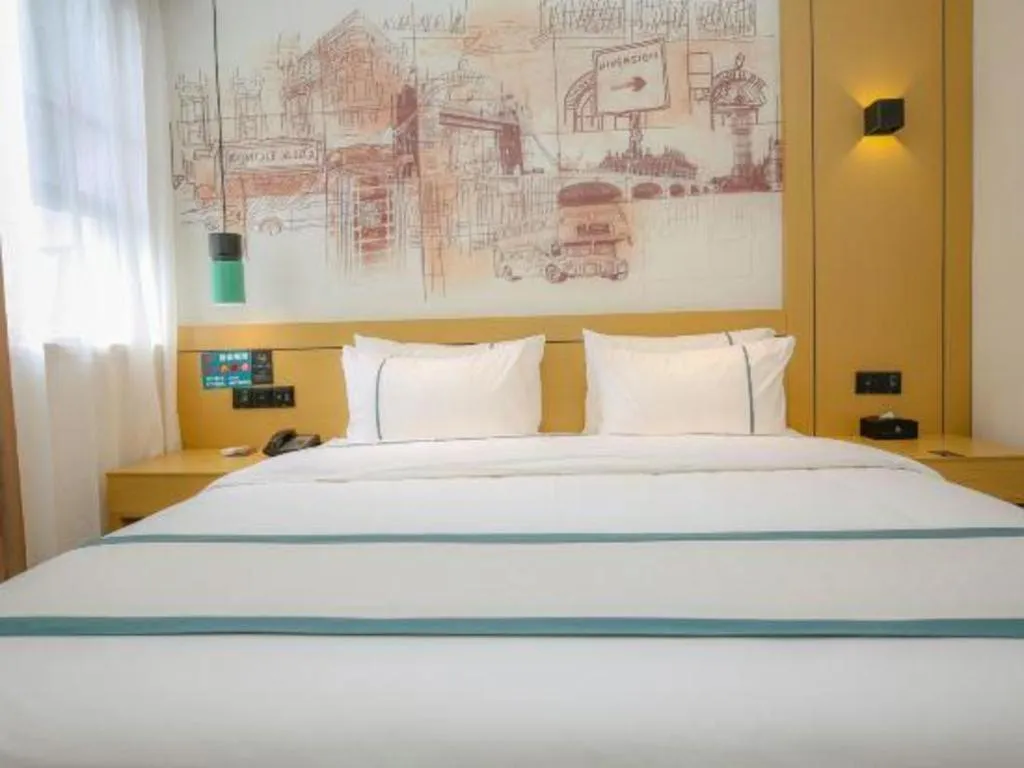 Bed in City Comfort Inn Kunming High-speed Railway South Station 7th Street Area