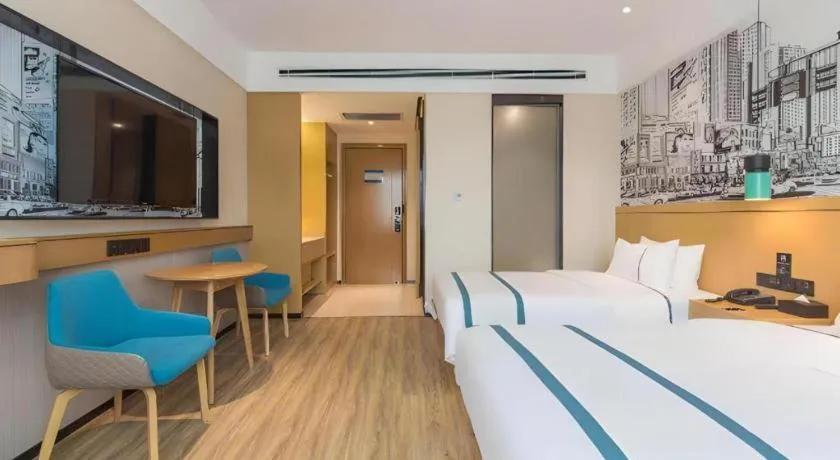 Bed in City Comfort Inn Kunming High-speed Railway South Station 7th Street Area